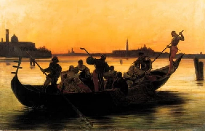 Convegno galante in gondola